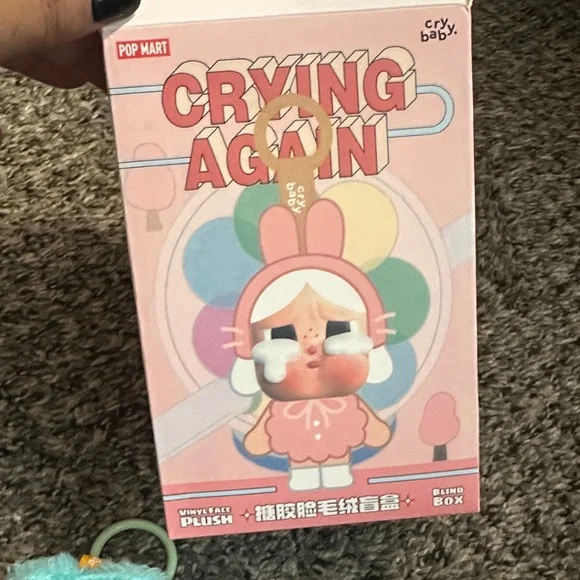 Crying Again Plush Toy - Blue plush keychain - Picture 3 of 4
